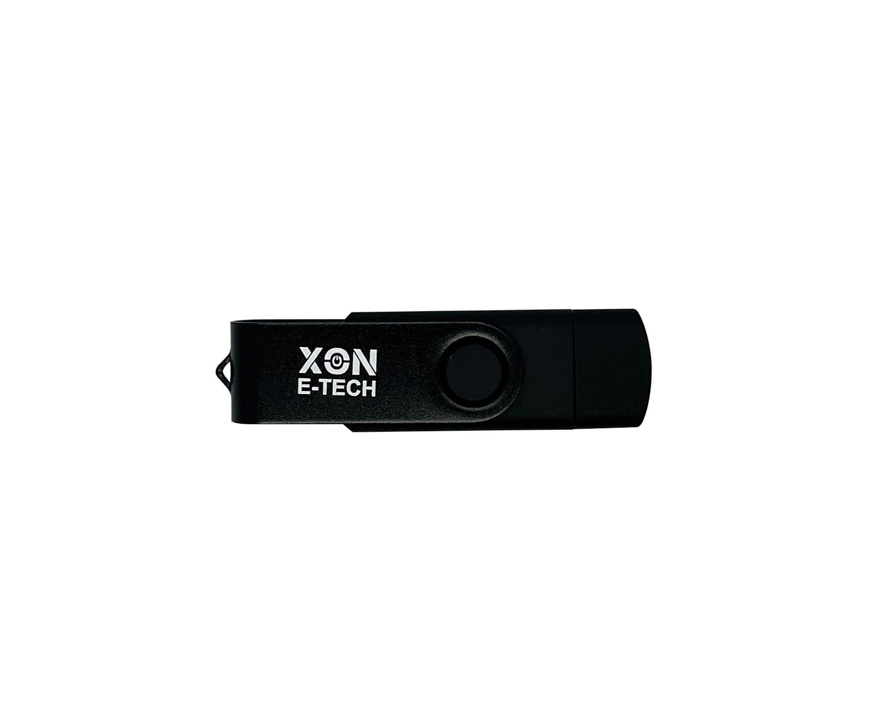 Флеш-память USB XON FlashDrive MultiConnect 128 Гб Черный (FX3M128PB 7652) - фото 2