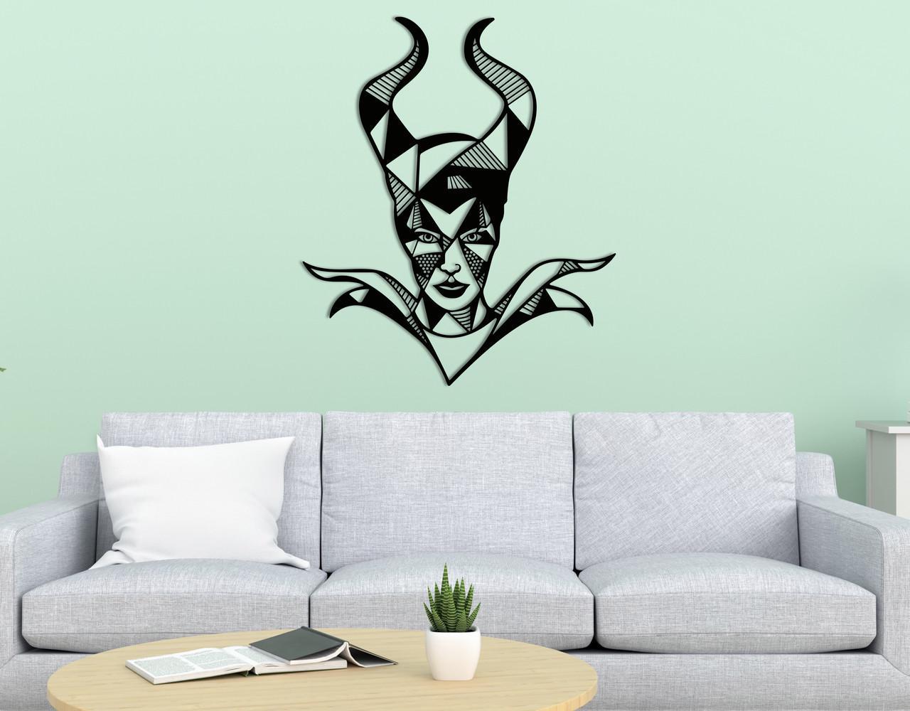 Декоративное панно на стену Upwood Decor Maleficent 82,6х70 см Black (1583044807)
