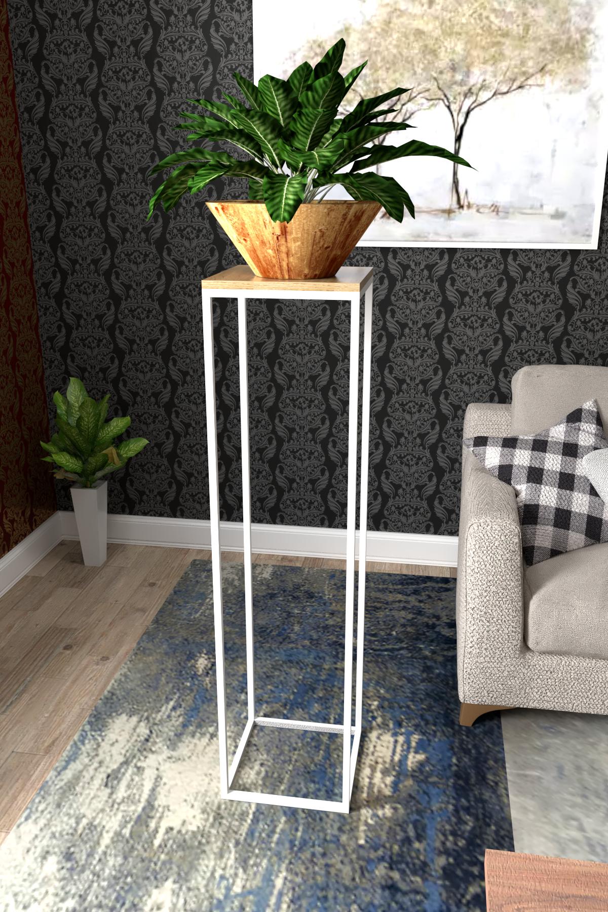 Подставка под цветы EcoLoft Алтара в стиле лофт Белый (DSP-1272W) Подставка под цветы EcoLoft Алтара в стиле лофт Белый (DSP-1272W)