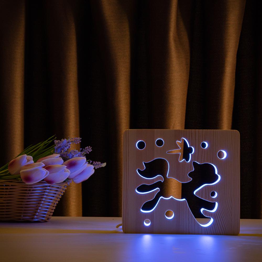 LED ночник ArtEco Light Пони и стрекоза из дерева (#12/2) - фото 5 LED ночник ArtEco Light Пони и стрекоза из дерева (#12/2) - фото 5