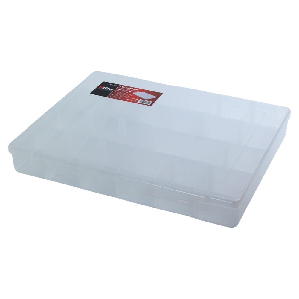 Органайзер пластиковый Ultra 20 отсеков 350x270x50 мм Прозрачный (7417122)