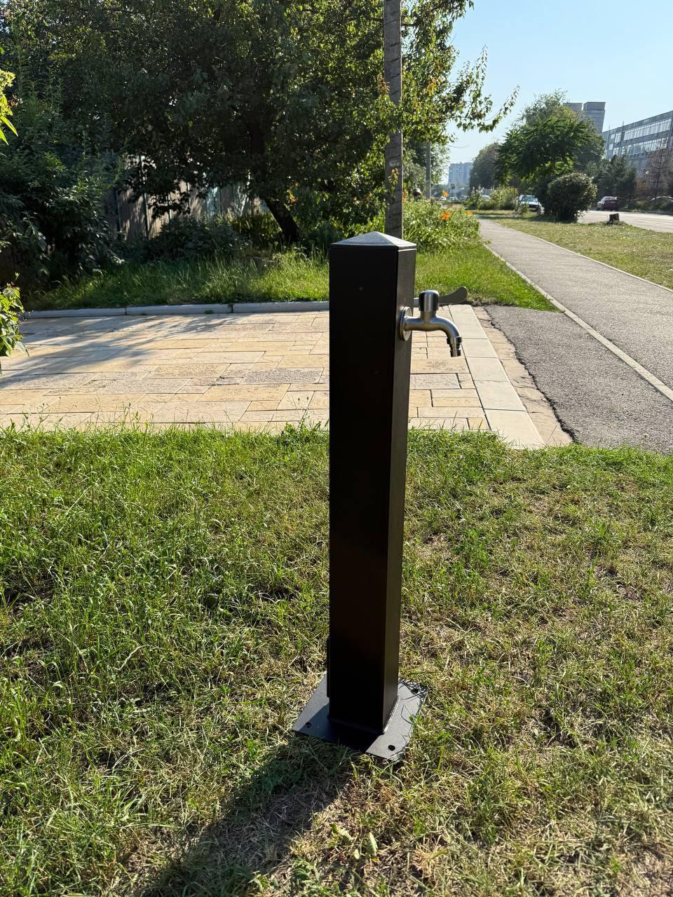 Садова колонка для підключення до системи водопостачання 700x80х80 мм (2739902728) - фото 10 Садова колонка для підключення до системи водопостачання 700x80х80 мм (2739902728) - фото 10