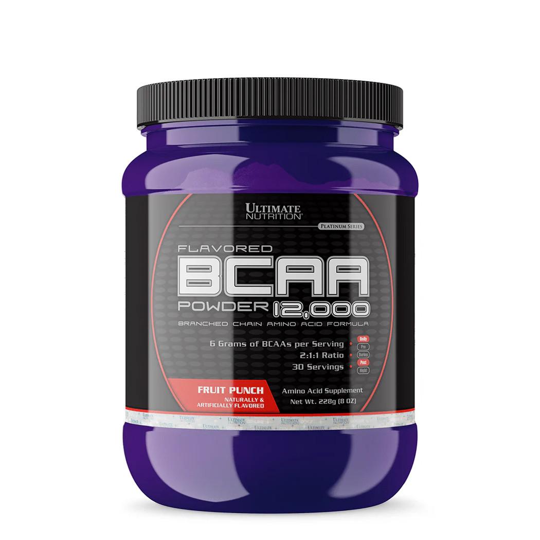 Аминокислоты Ultimate Nutrition BCAA 12 000 Фруктовый пунш 228 г (09039-01)