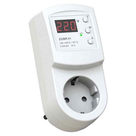 Реле напряжения ZUBR R116y в розетку 16А 3,5 кВт (23650771)