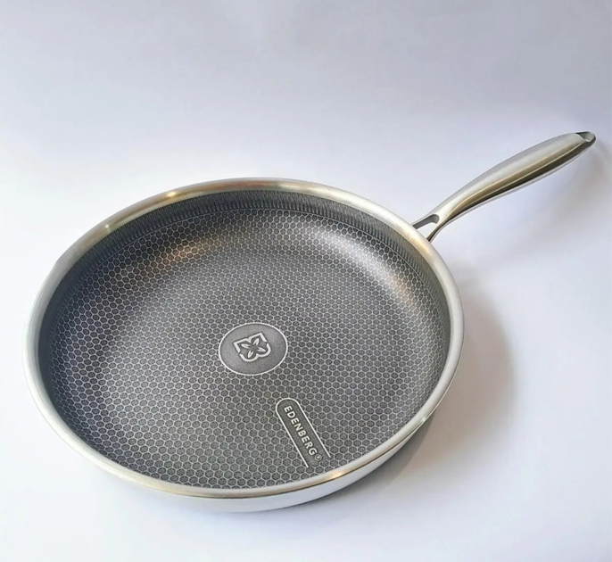 Сковорода Edenberg из нержавеющей стали антипригарное покрытие 26х5,3 см. (29596993)