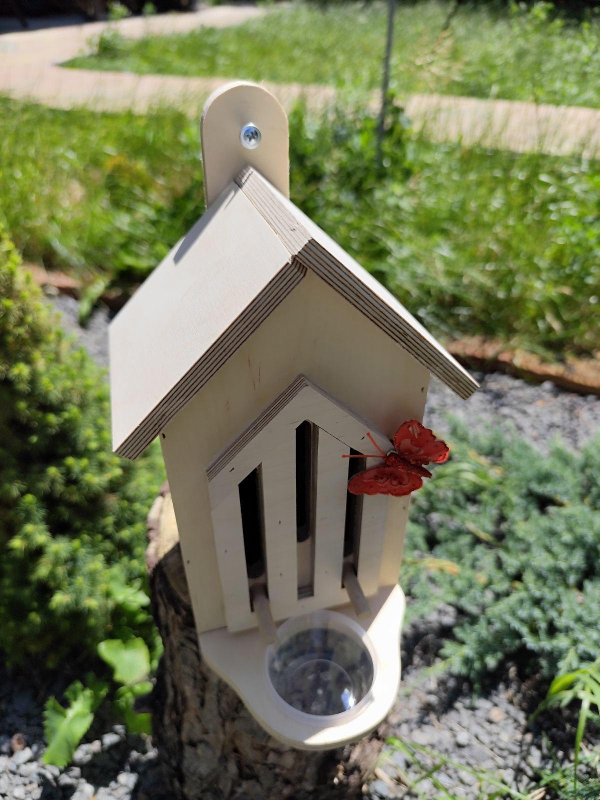 Домик Оазис для бабочек с поилкой Некрашеный (0002251) - фото 7