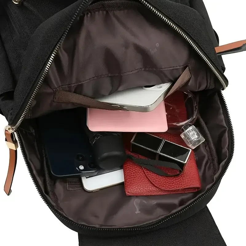 Рюкзак жіночий маленький Чорний (Р-015) - фото 5 Рюкзак жіночий маленький Чорний (Р-015) - фото 5