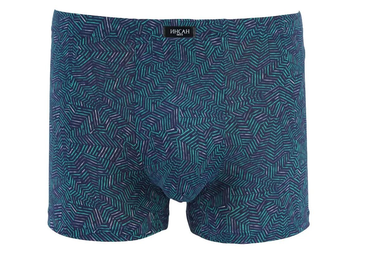 Мужские боксеры стрейчевые Бамбук Indena Insung 2XL р. 48 2 шт. Зеленый (INS-18639)