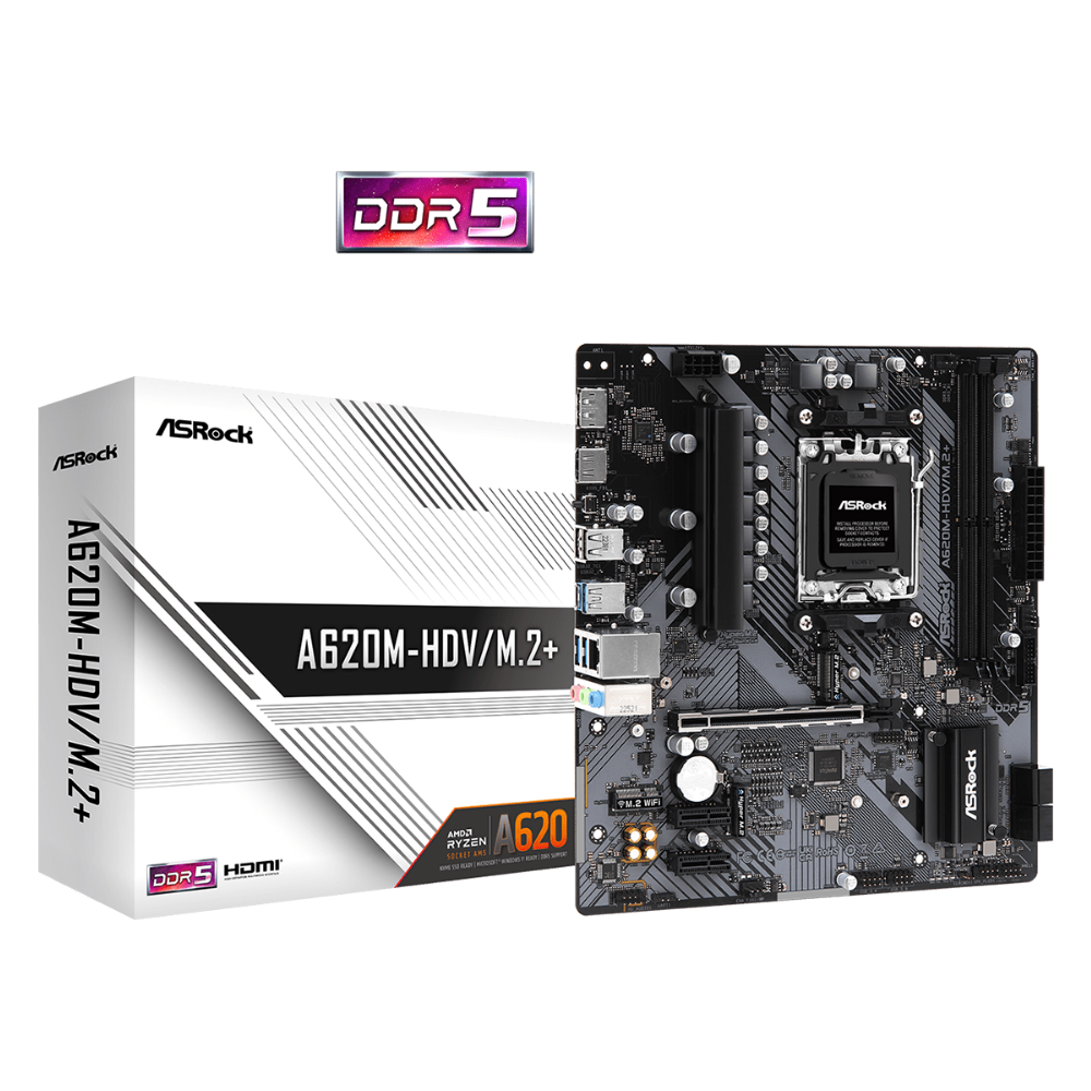 Материнська плата ASRock A620M-HDV/M.2+ (13103554) - фото 4