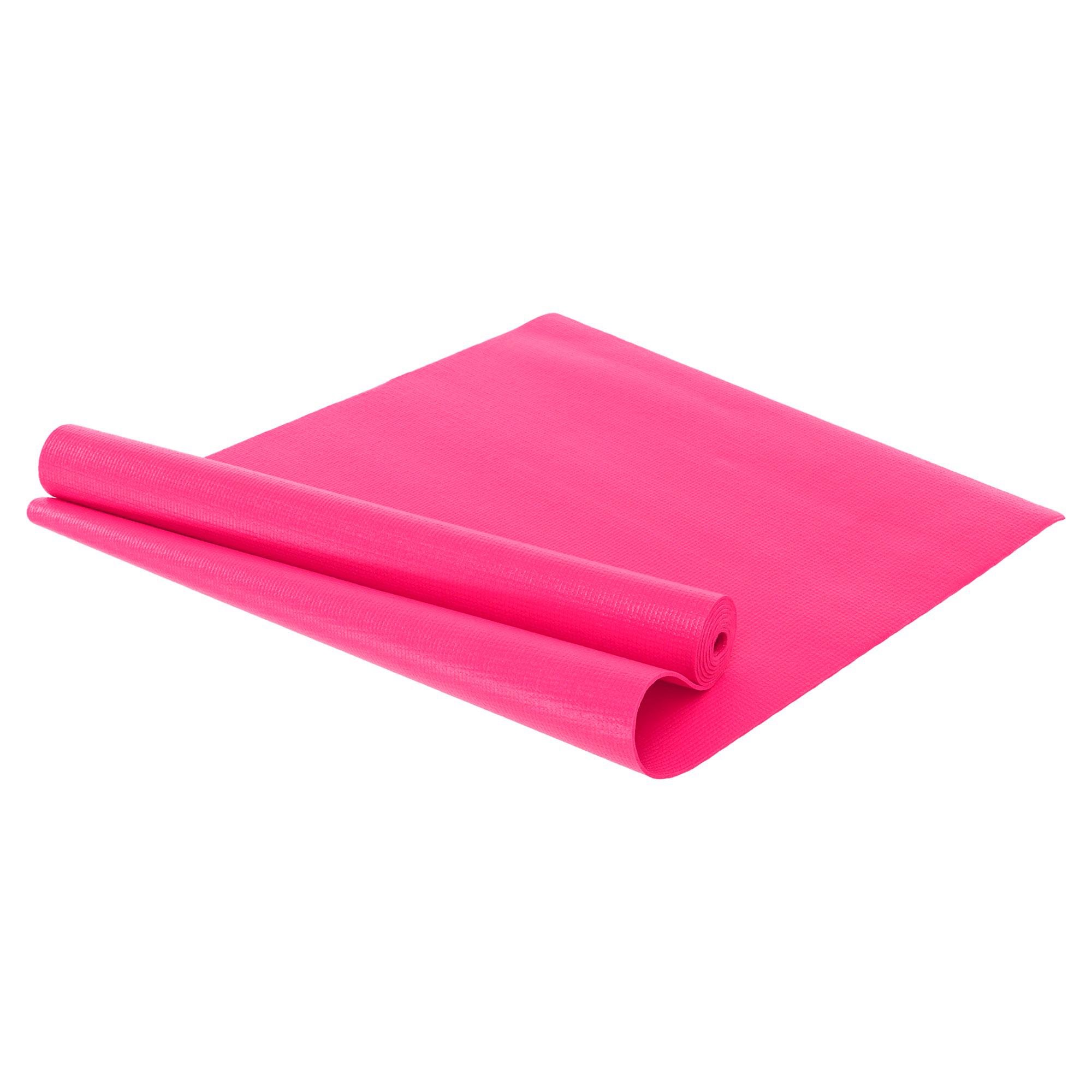 Килимок для фітнесу та спорту SP-Sport PVC FI-8721 173x61x0,3 см Рожевий