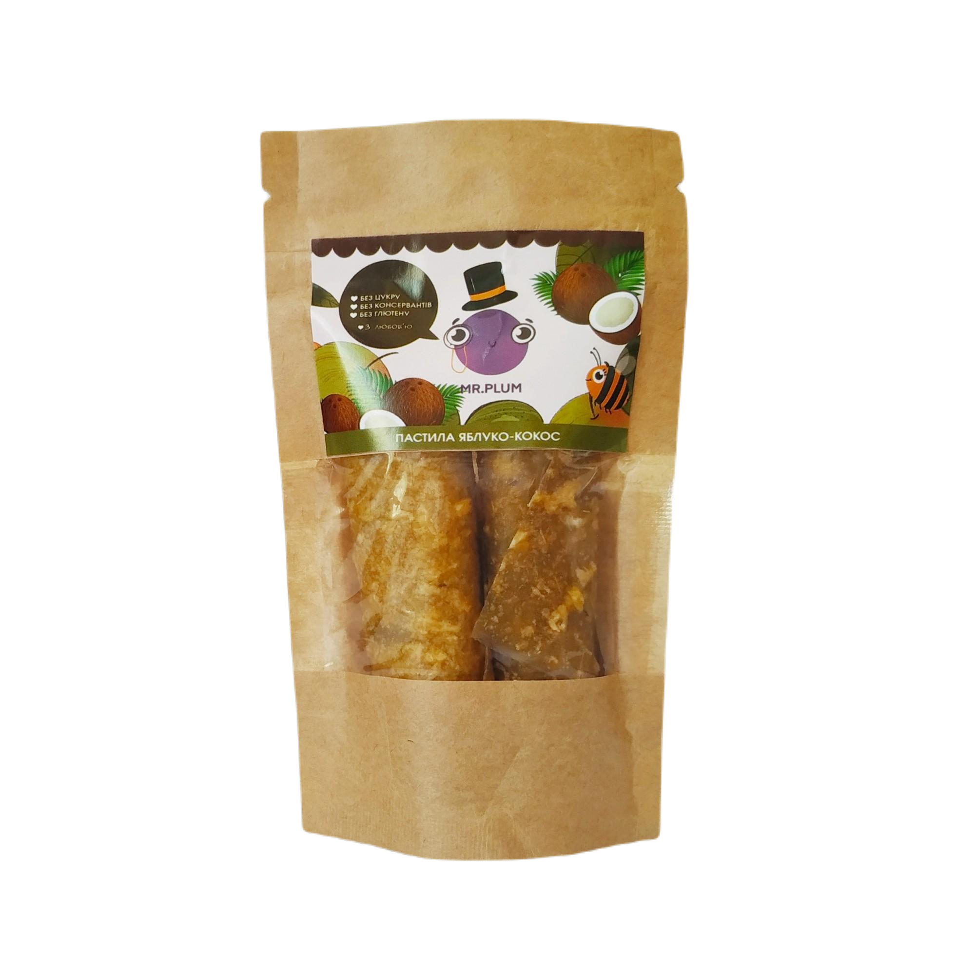 Пастила натуральная Mr.Plum Яблоко-Кокос 30 г