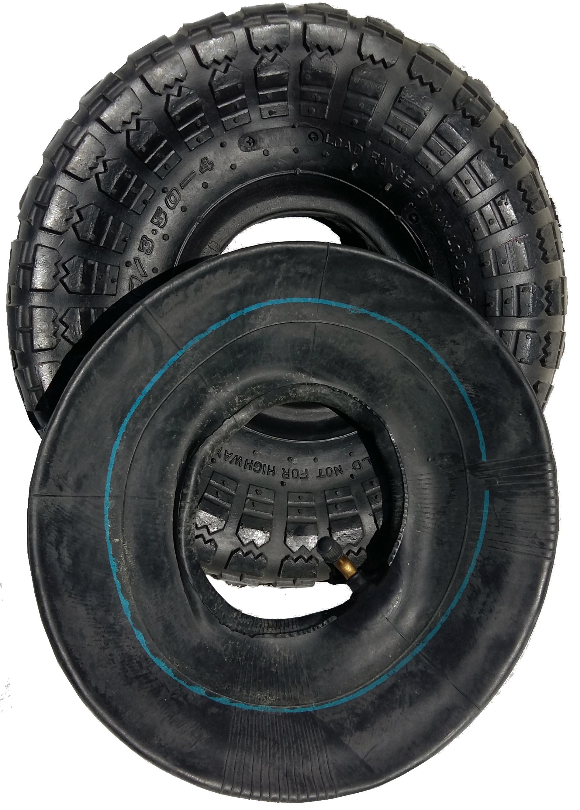 Комплект покрышка и камера 4.10/3.50-4 3.00-4 2PR с изогнутым вентилем TR87 (1708967240) - фото 4 Комплект покрышка и камера 4.10/3.50-4 3.00-4 2PR с изогнутым вентилем TR87 (1708967240) - фото 4