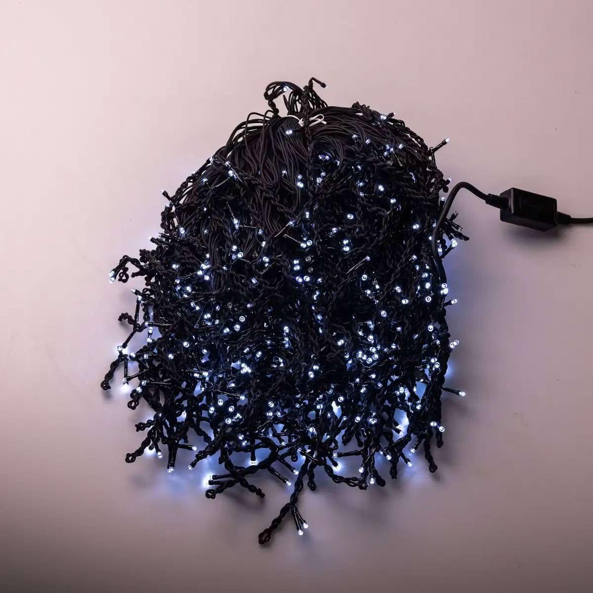 Гирлянда уличная Бахрома 50MBW 50 м 840 LED Черный/Белый (29912621) - фото 2 Гирлянда уличная Бахрома 50MBW 50 м 840 LED Черный/Белый (29912621) - фото 2