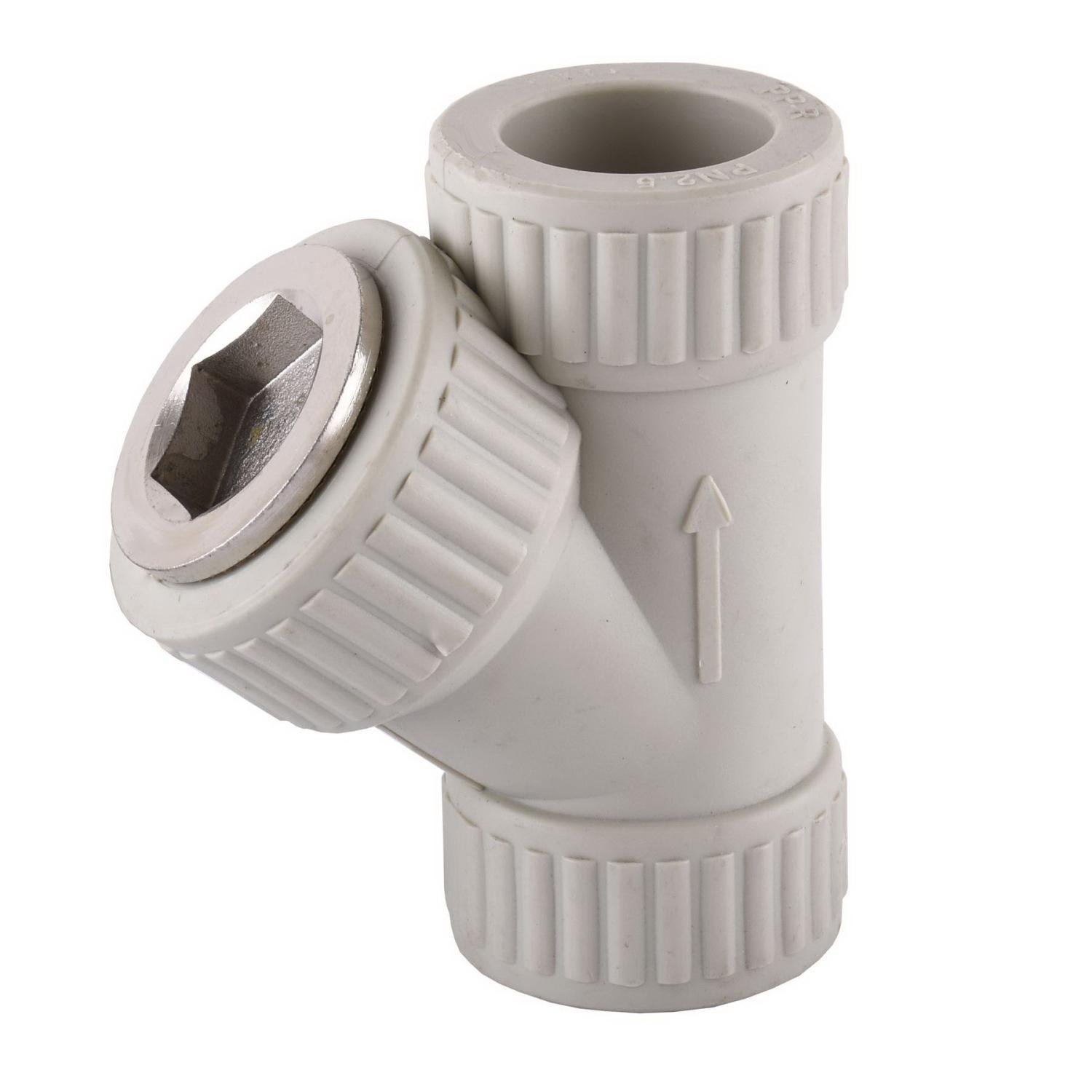 Клапан зворотний для води Vsplast 2154 000012189 пружинний 32 мм (108808)