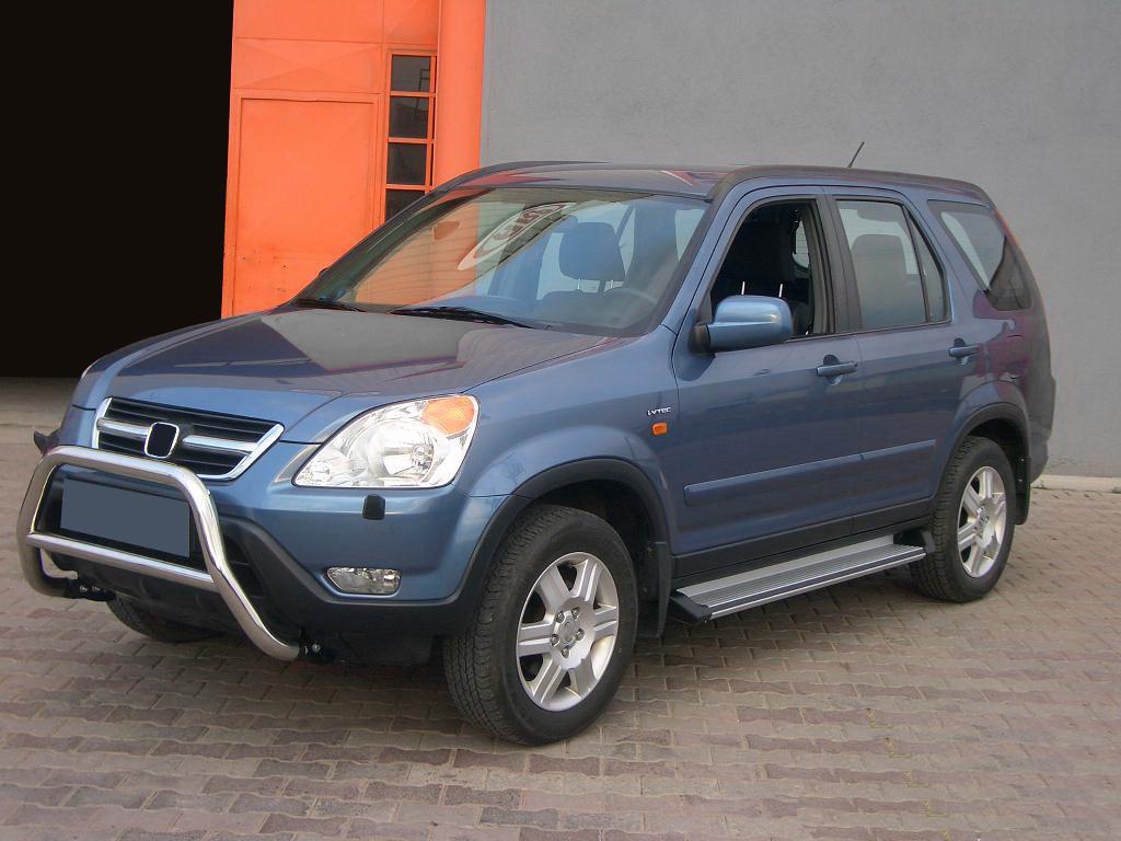 Кенгурятник WT005 CAN для Honda CRV 2001-2006 гг. нержавеющая сталь Хром