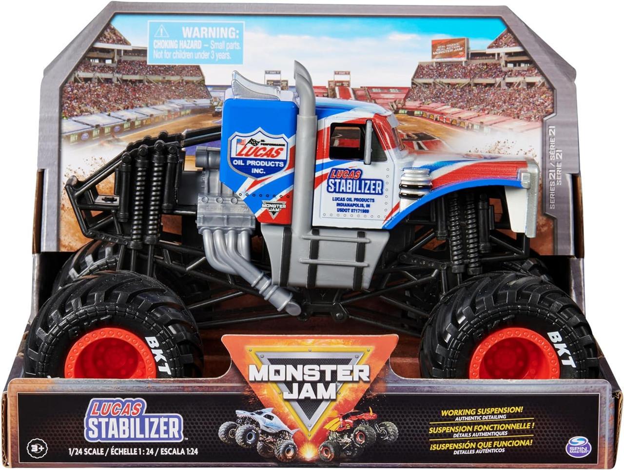 Джип-внедорожник монстр трак Лукас Стабилизатор Монстр Джем 1:24 Lucas Stabilizer Monster Jam (6069139)