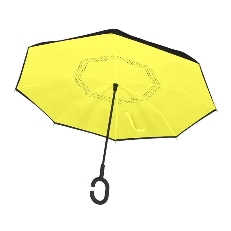 Зонтик наоборот Up-Brella Желтый (2333501792)