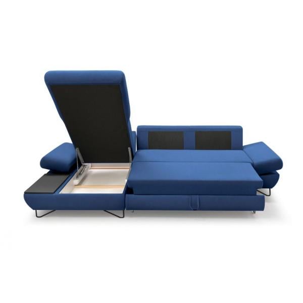 Диван угловой Perfect Home Loft из натурального дерева/ДСП/ткани Mono 241 Синий (49701) - фото 3 Диван угловой Perfect Home Loft из натурального дерева/ДСП/ткани Mono 241 Синий (49701) - фото 3