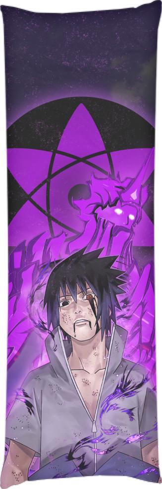 Подушка дакімакура Саске Шарінган 40x100 см (13533631)