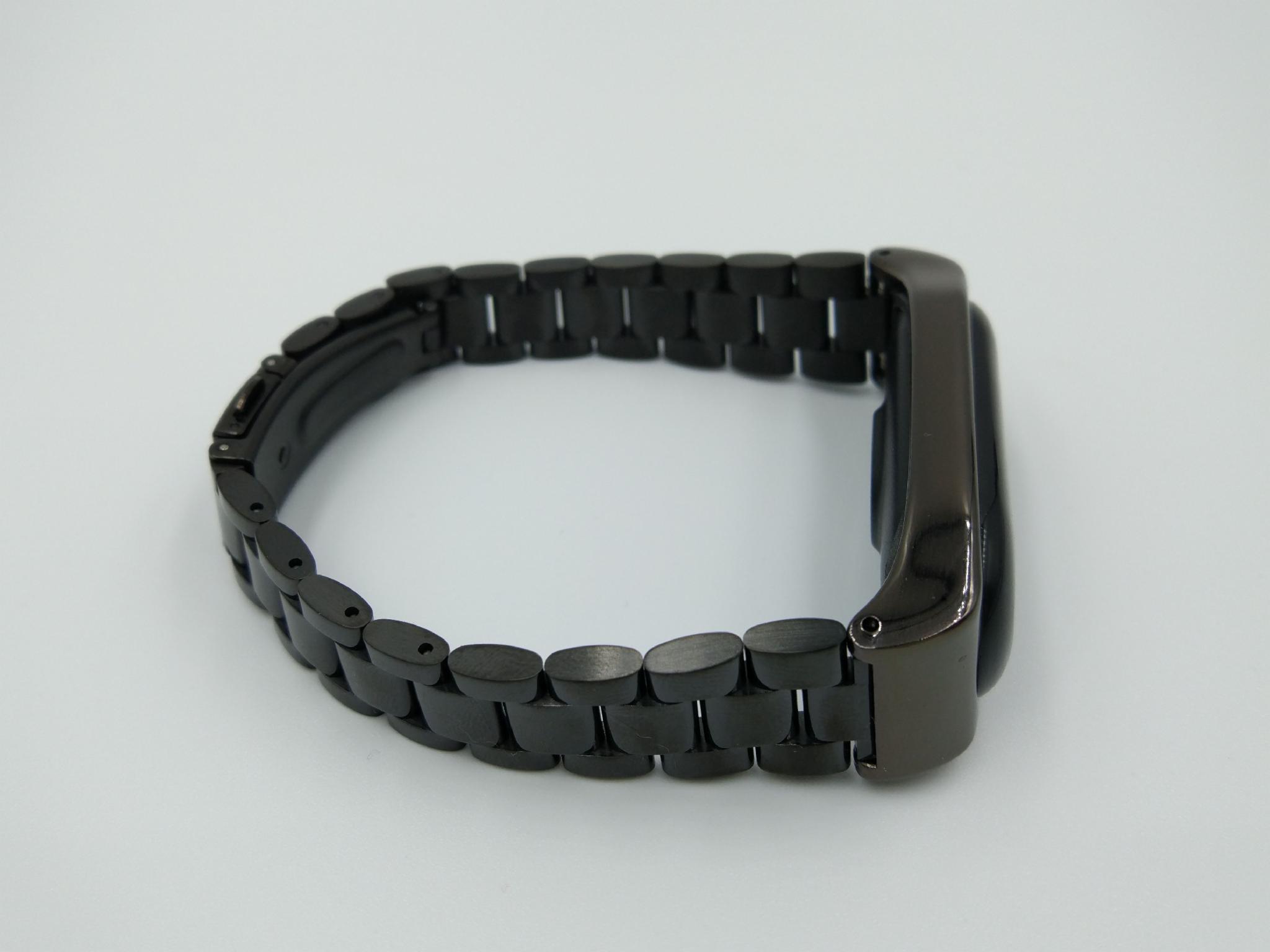 Ремешок MiJobs металлический для Xiaomi Mi Band 5/4/3 Черный (1789P) - фото 6 Ремешок MiJobs металлический для Xiaomi Mi Band 5/4/3 Черный (1789P) - фото 6