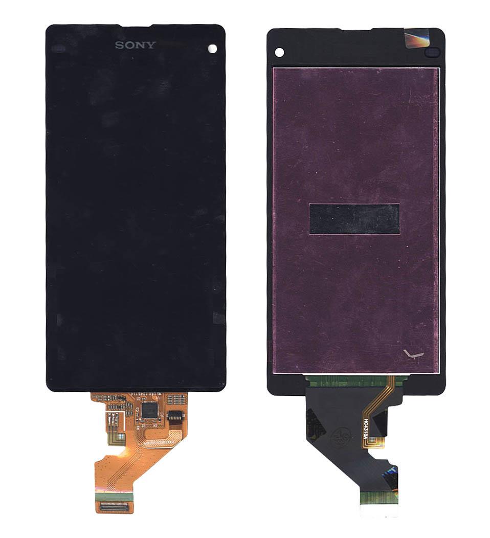 Матрица с тачскрином для телефона Sony Xperia Z1 Compact D5503 Черный