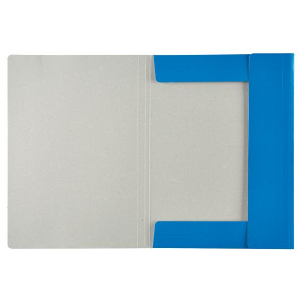 Папка Esselte тонка картонна А4 на резинці Синій (13434) - фото 2