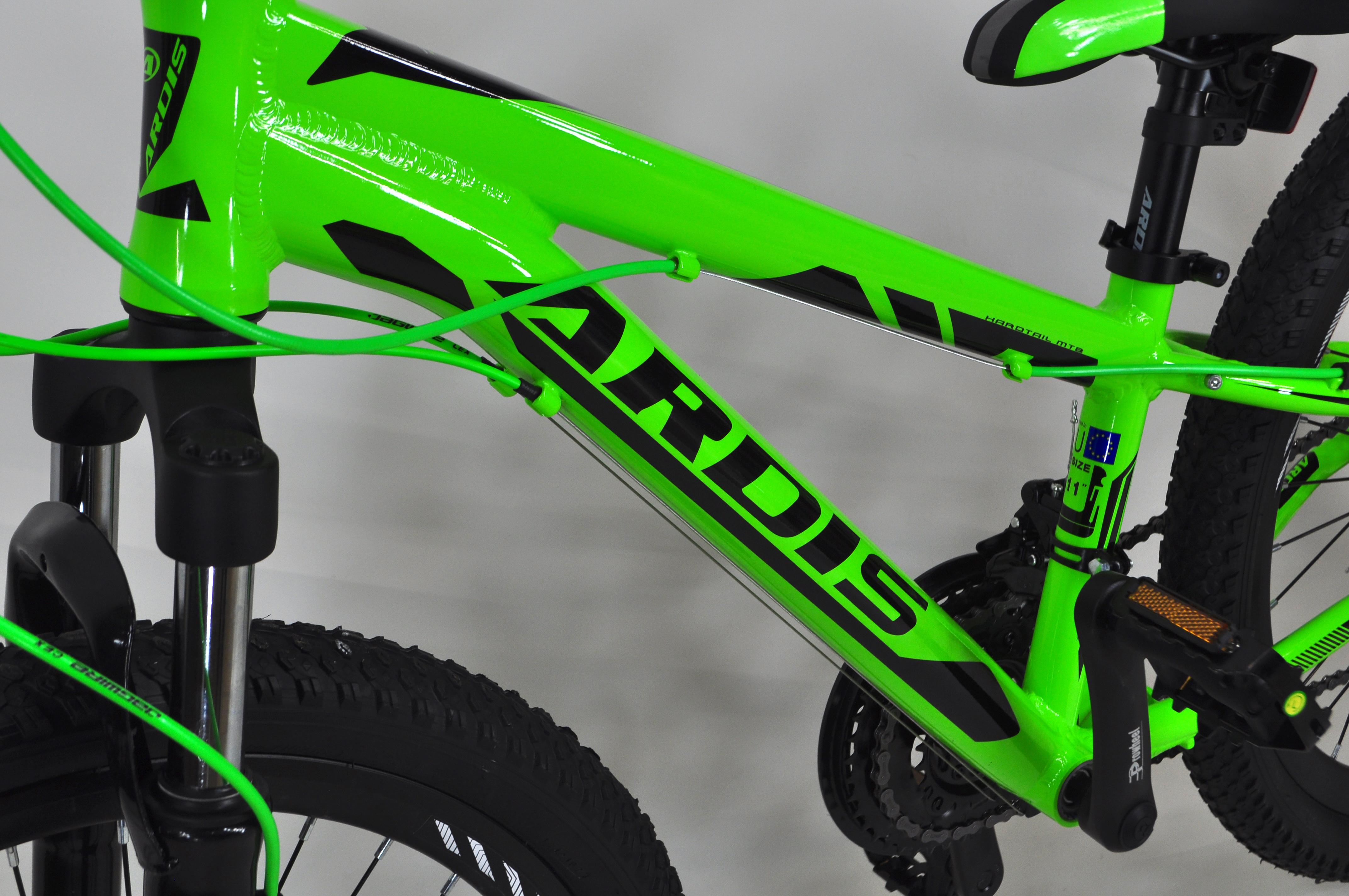 Велосипед підлітковий 24" Ardis Ezreal 11" Зелений - фото 15 Велосипед підлітковий 24" Ardis Ezreal 11" Зелений - фото 15