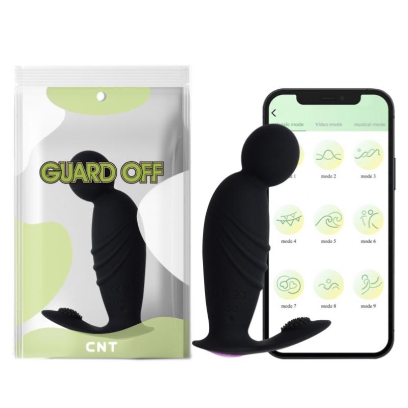Массажер для мужчин Min Moai Anal Plug App Version Black (1000062636)