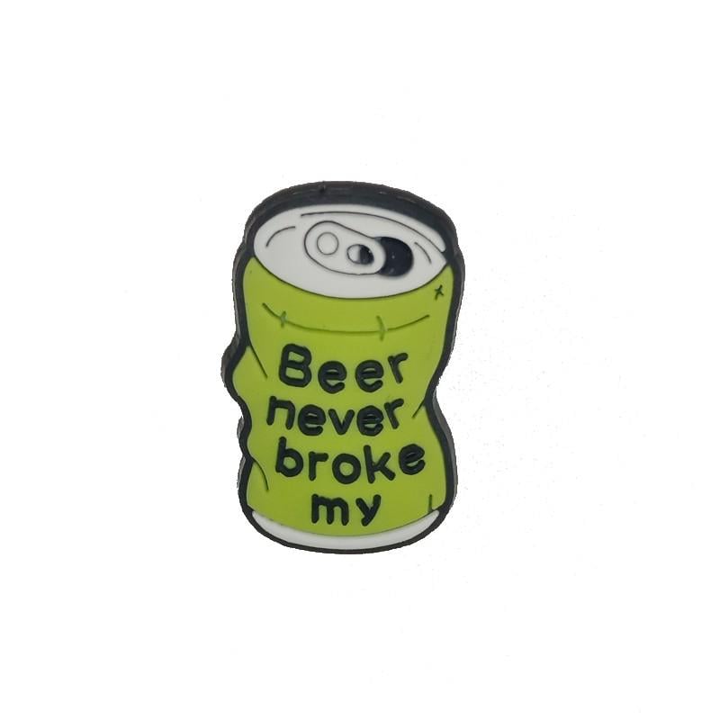 Джибітс для взуття JIBBITZ Beer never broke my № 1052 (JIB1052)