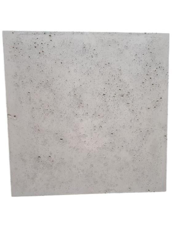 3D-панель гіпсова декоративна Преміум під бетон 600x600x15 мм Сірий (30844495)