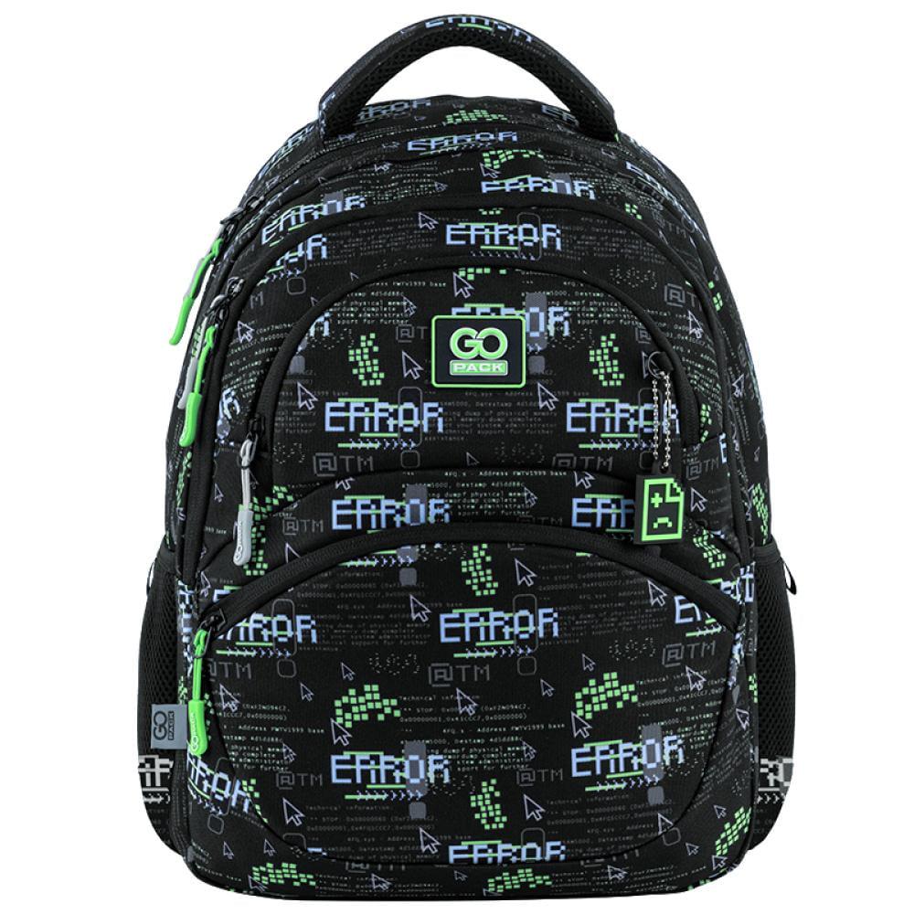 Рюкзак школьный GoPack Education Error 39x29.5x12 см 17 л принт (GO25-175M-7)