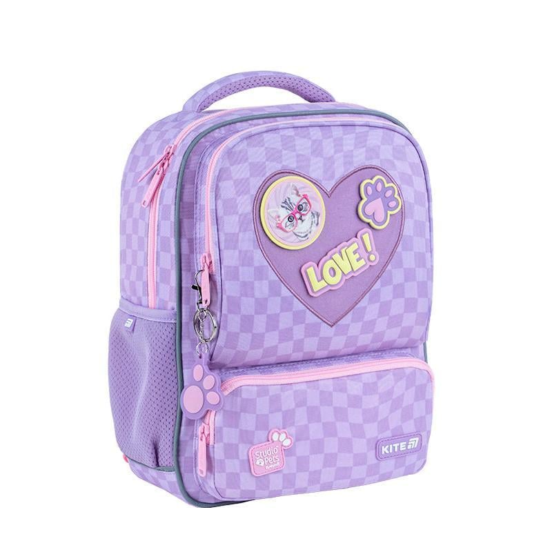 Рюкзак детский KITE Kids Studio Pets 32,5x24,5x9,5 см 8,5л Фиолетовый (SP25-559XS)