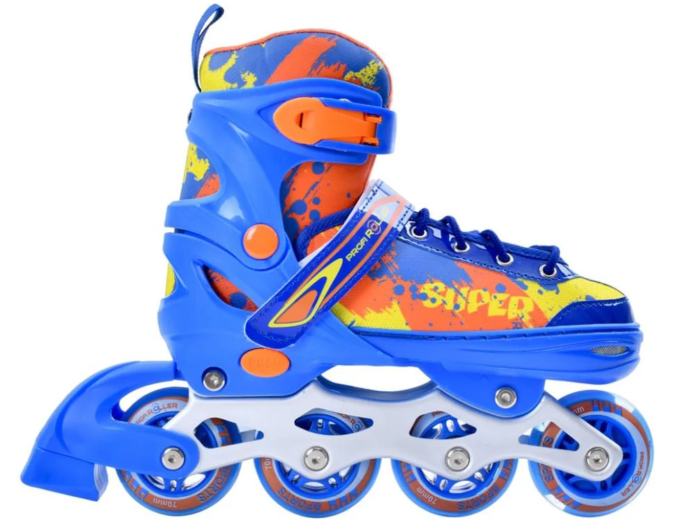 Ролики розсувні дитячі Profi р. 35-38 з колесами PU 70 мм Рожевий (AP-122-R-57)