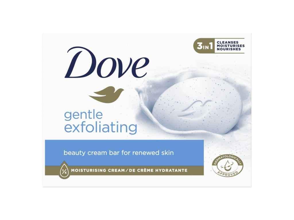 Крем-мыло Dove 3в1 90 г Gentle Exfoliating (992124)