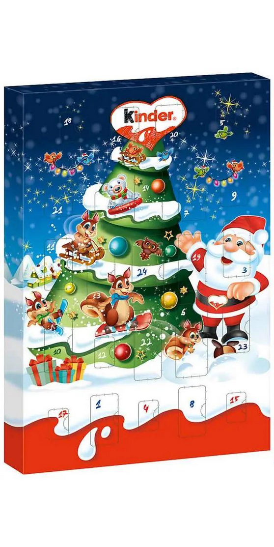 Адвент-Календар Kinder Mini Mix Advent Calendar 150 г (21999678)