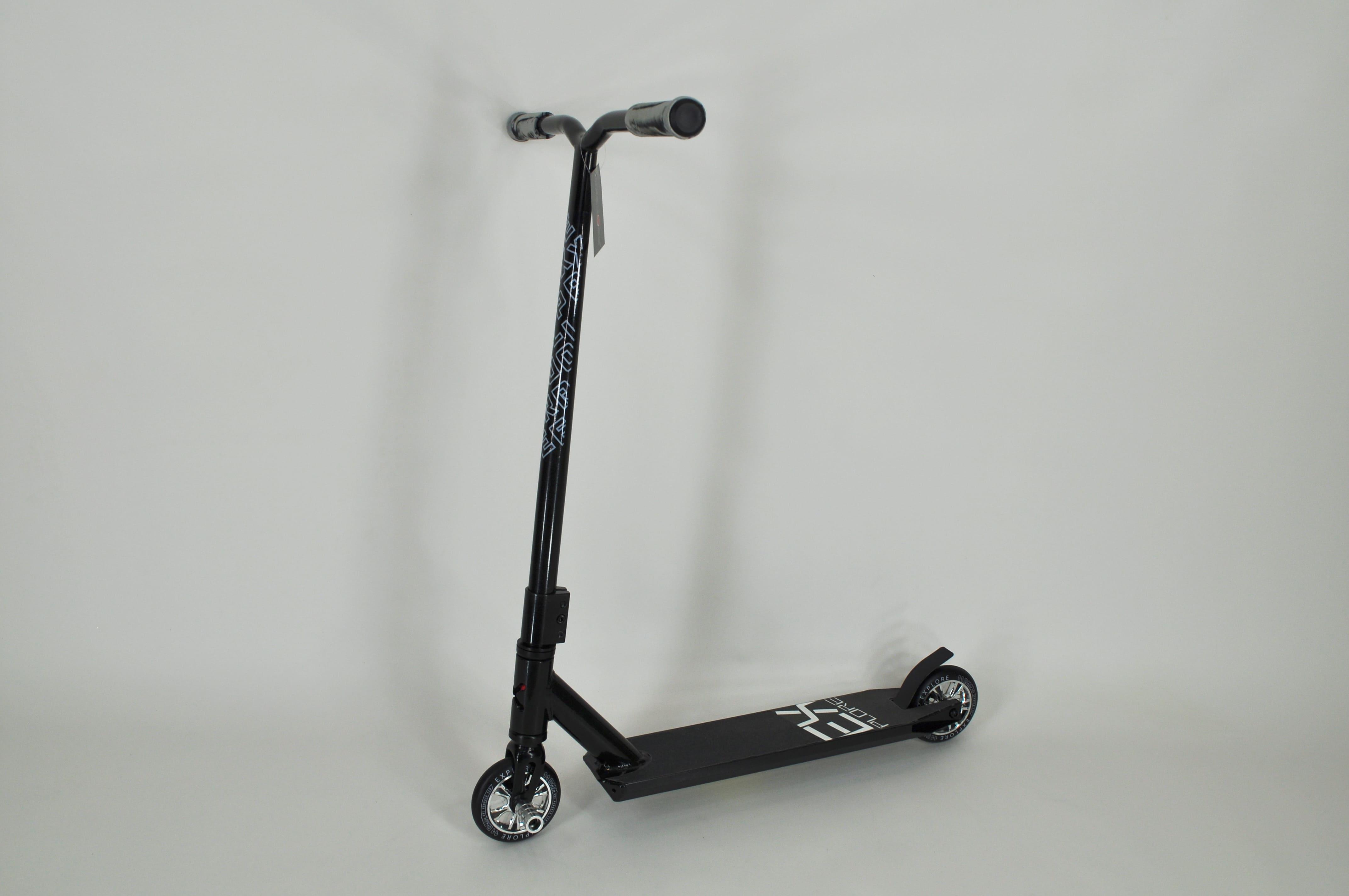 Самокат трюковый Explore Spade HIC + пега Черный