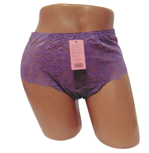 Женские трусы хлопковые Teyi 30006 4XL Сиреневый (1801801234)