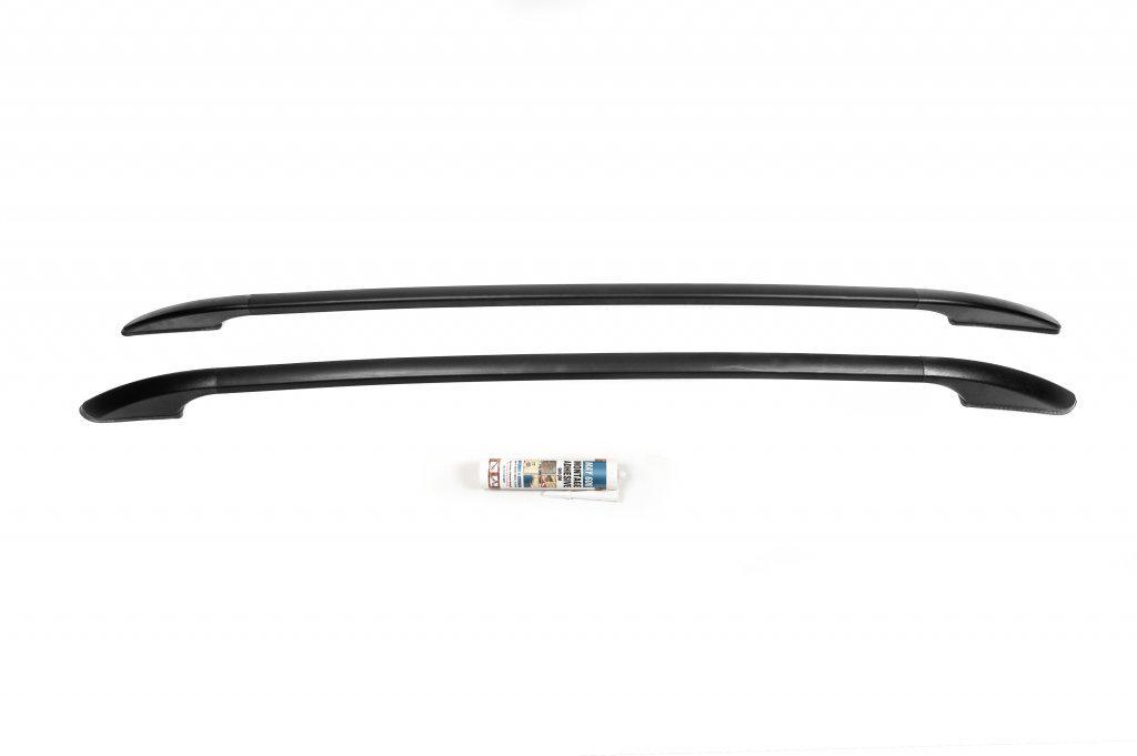 Рейлинги Omsa Line Solid HB 2 шт. для Citroen C-4 2004-2010 алюминий и пластик Черный