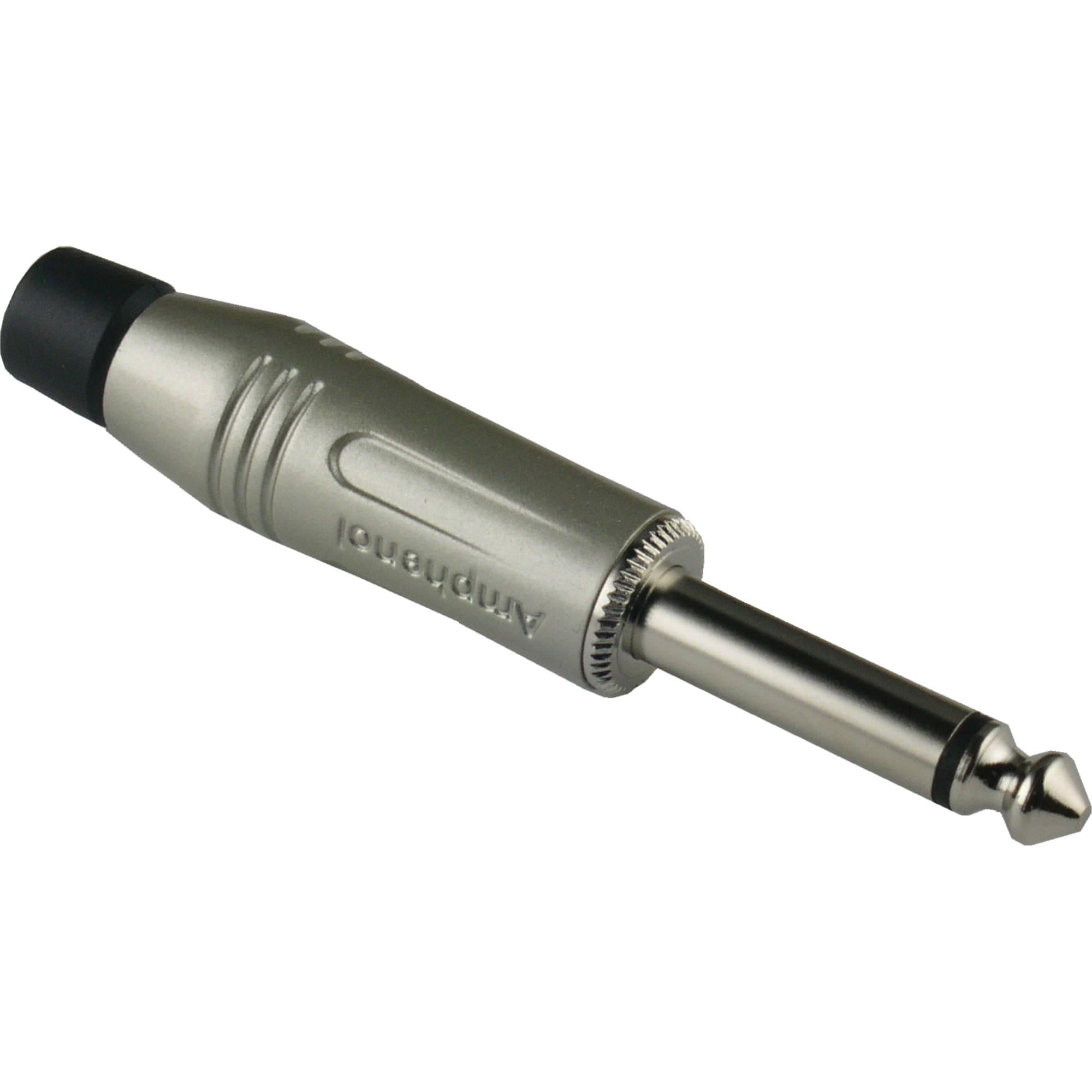 Моноштекер Amphenol ACPM-GN Jack Phono 6,3 мм нікель (9177914) Моноштекер Amphenol ACPM-GN Jack Phono 6,3 мм нікель (9177914)