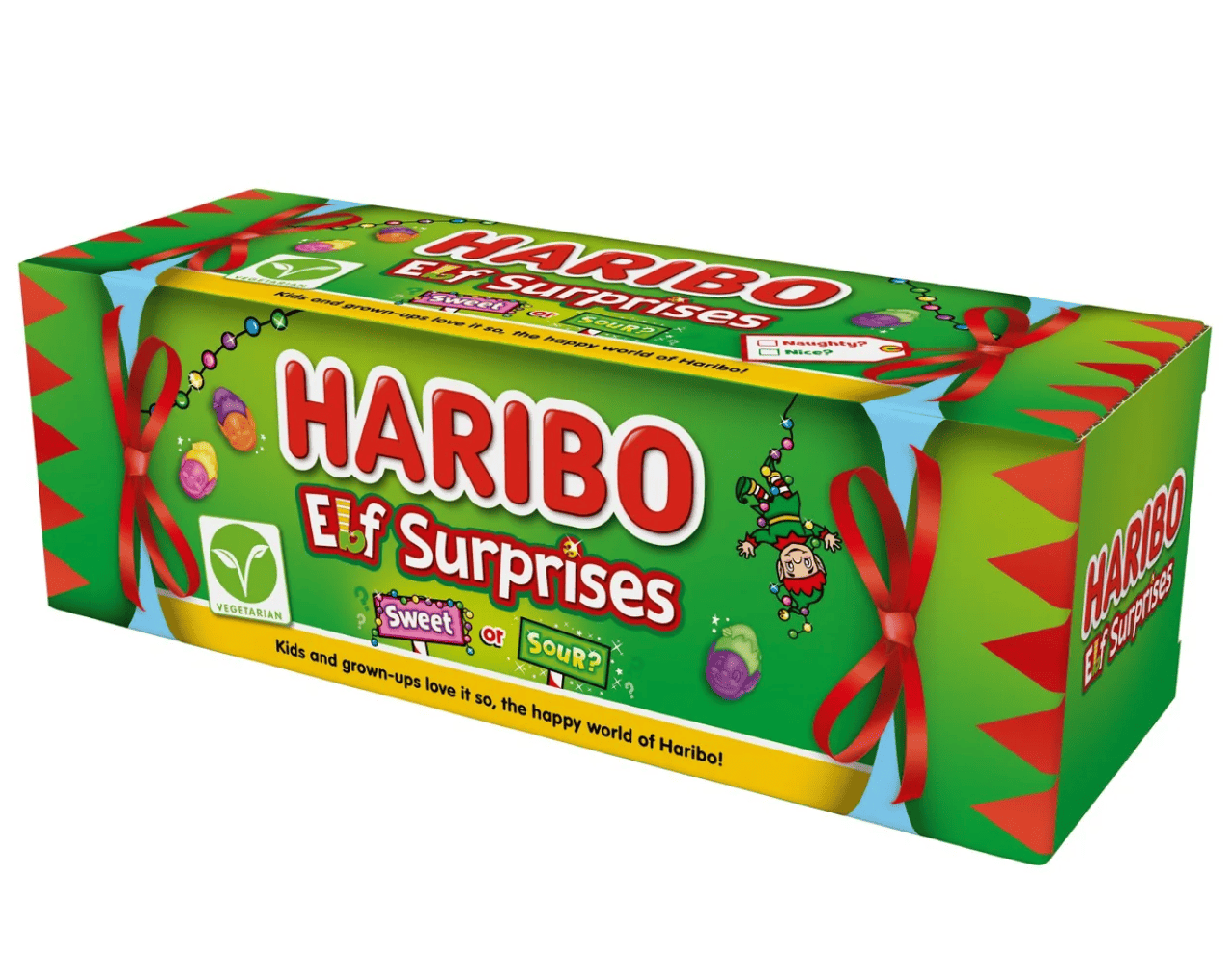Конфеты желейные Haribo Elf Surprises Fruit Flavour Gift Tube 120 г (2835944541)