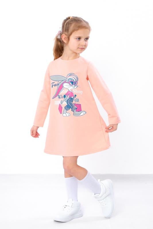 Сукня для дівчинки Носи Своє 128 см Світло-персиковий (6004-057-33)