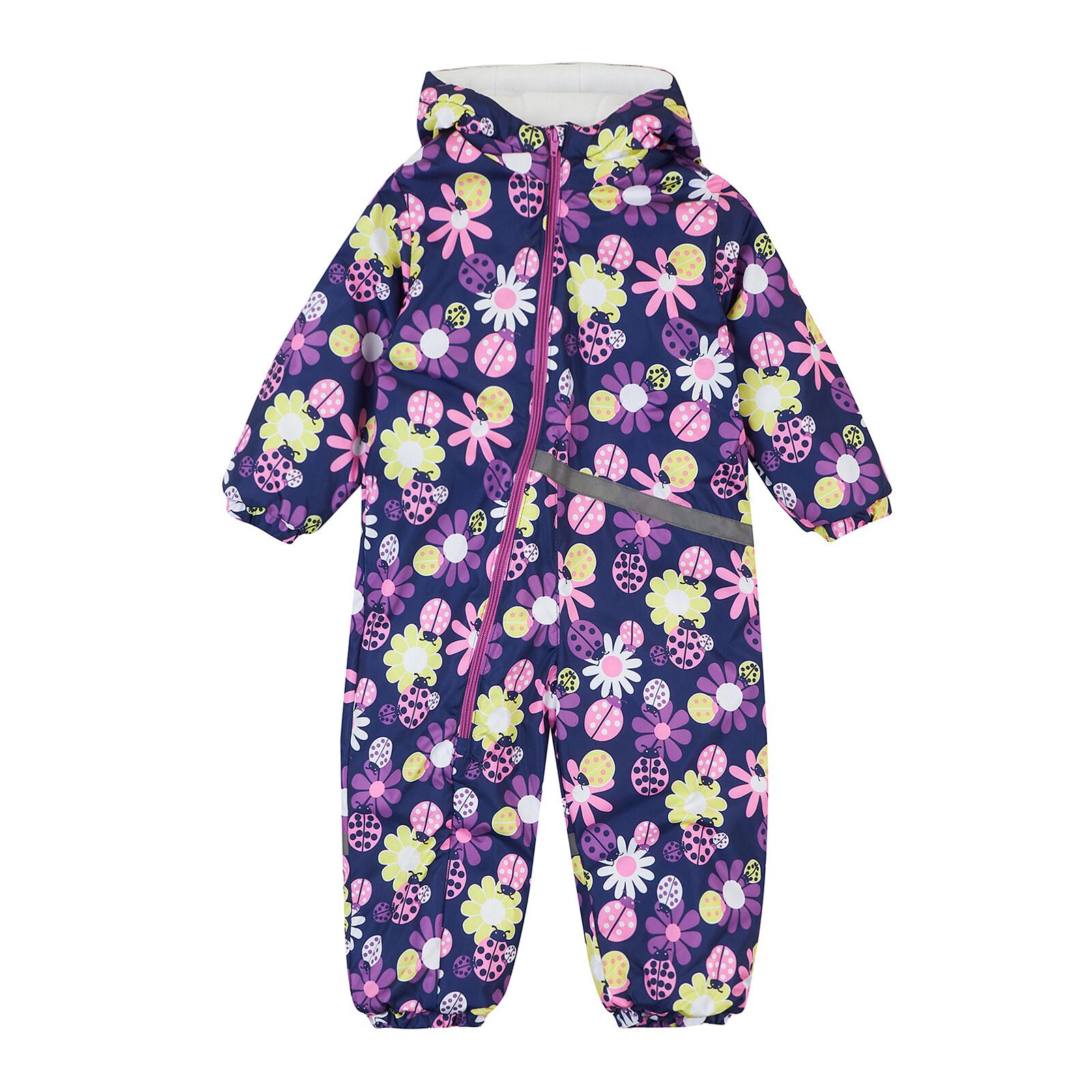 Комбинезон детский демисезонный ЛяЛя на флисе 86 см ( 8ПЛ067)