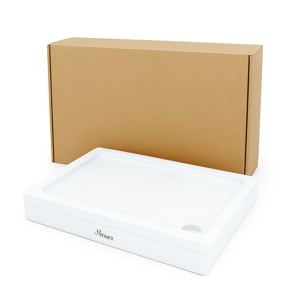 Душевой поддон Shower BETA прямоугольный акриловый 100x80x18 см (C15189)