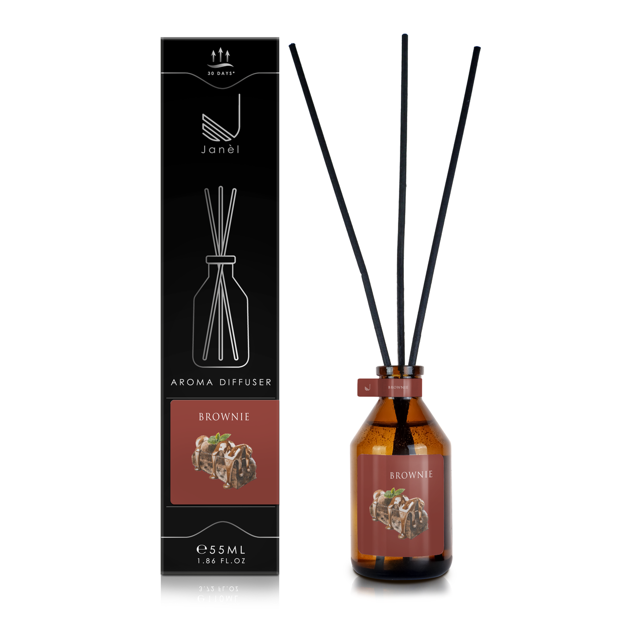 Аромадиффузор Janel Брауни 55 мл (342-d55)
