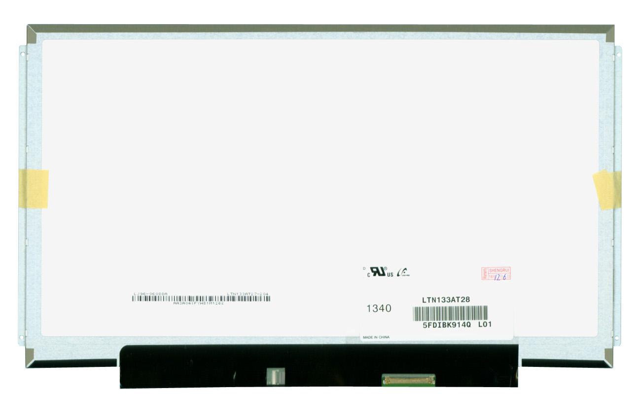 Матрица для ноутбука 13,3" Slim 40 pin справа 1366x768 LED крепления справа/слева матовая для Samsung LTN133AT28