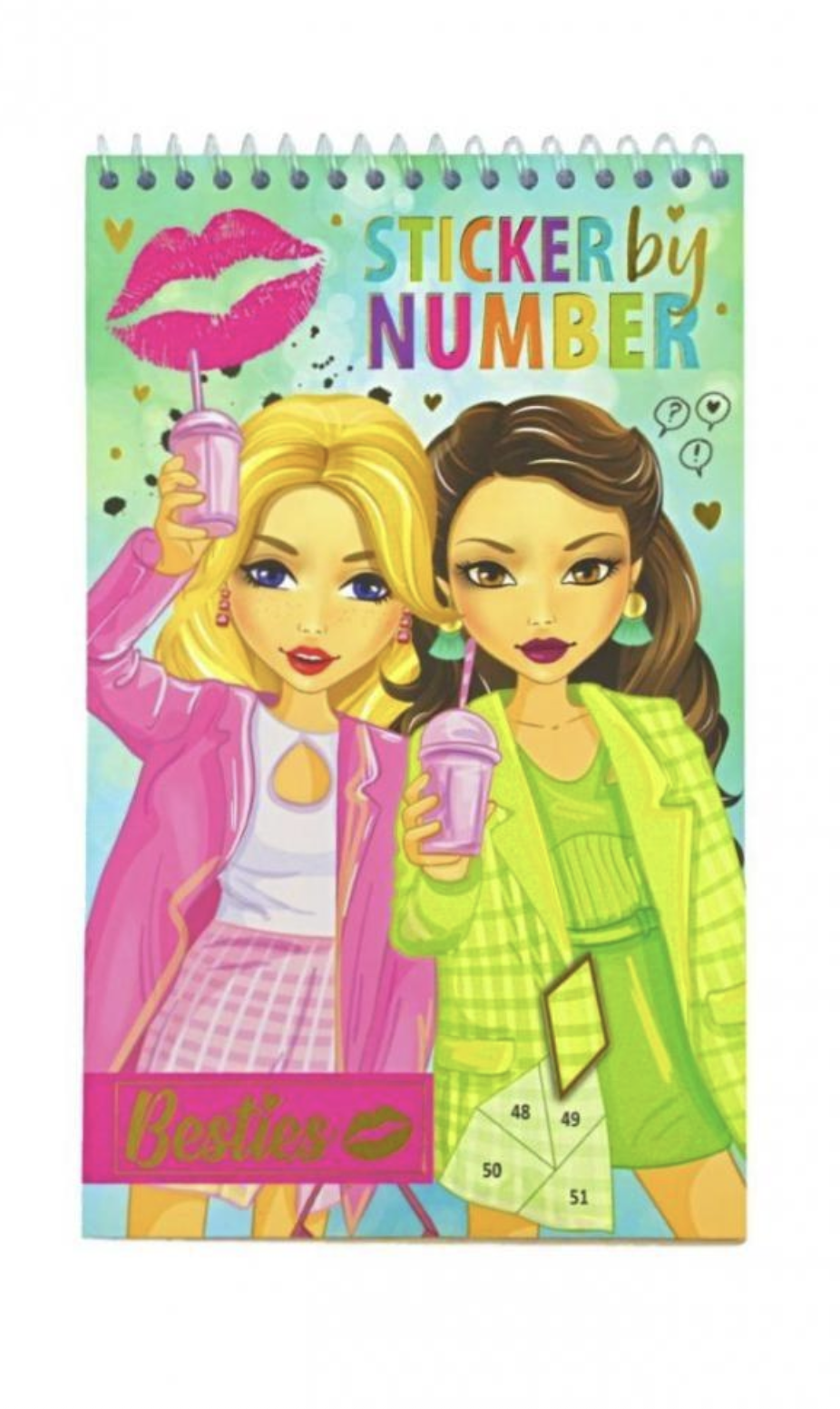Стикербук по номерам Besties Summer (961037)