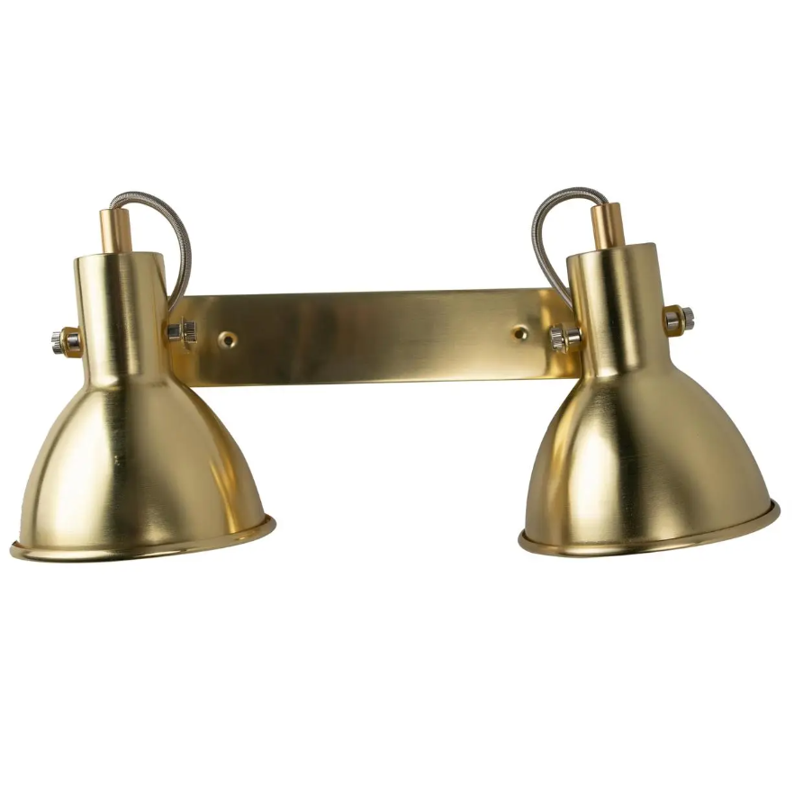 Спот Sirius на два поворотных плафона под лампу Е14 Золотой (Ш 52815/2)