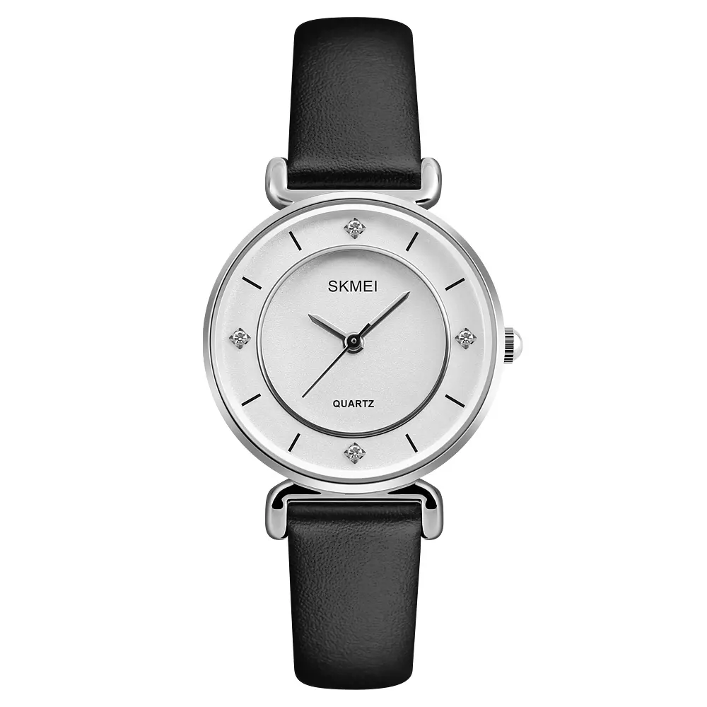 Часы наручные женские Skmei 1330 Silver leather (15942)