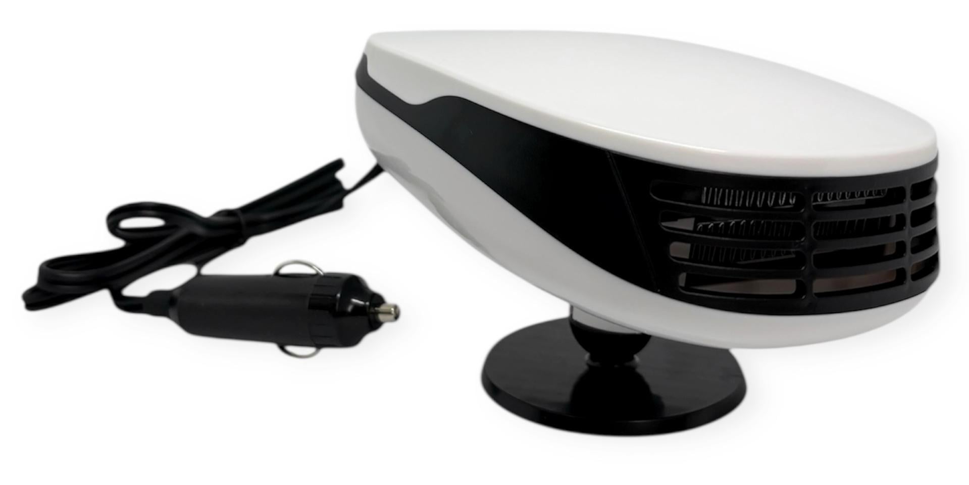 Тепловентилятор керамічний для авто машини для обдування скла 360 градусів Тепловентилятор керамічний для авто машини для обдування скла 360 градусів