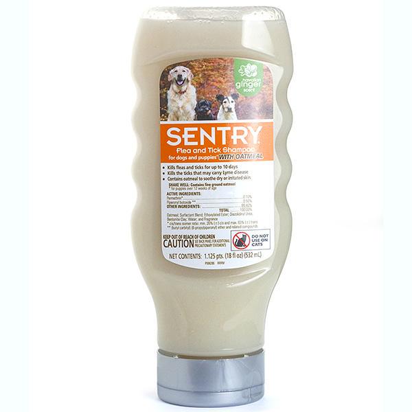 Шампунь Sentry Oatmeal от блох и клещей для собак 0,532 л Шампунь Sentry Oatmeal от блох и клещей для собак 0,532 л